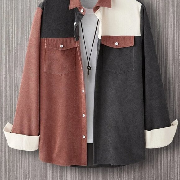 Brown Mens Cowboy Collared Tee Shirt - Picture 2 of 6